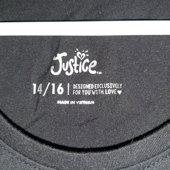 Justice Avocado Guac Christmas Holiday Sequin Top - Picture 3 of 3